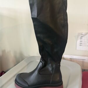 Dream Pairs Black Over the Knee Boots